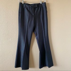 Worthington Women's Modern Fit Dark Gray Shine Flare Pants, Size 8